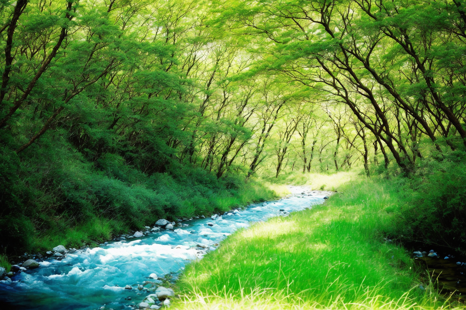川のせせらぎ