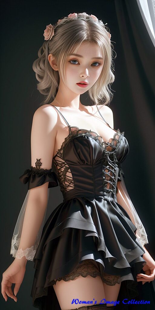 繊細な美しさと大胆さの融合 ― ゴシックファッションの新たな可能性 2 batch 00159 875018878 ゴシックロリータ