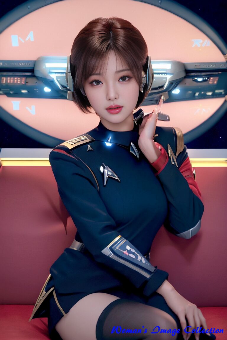 未来を感じる宇宙の司令官スタイル：洗練された未来的ファッション