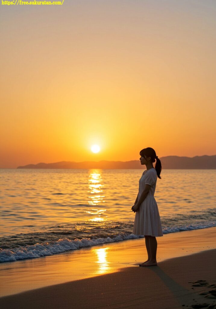 夕暮れ、波音、そして君 3 1 未分類