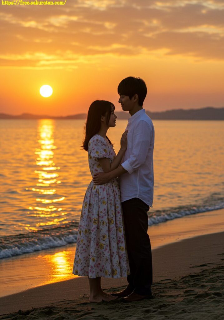 夕暮れ、波音、そして君 17 14 未分類