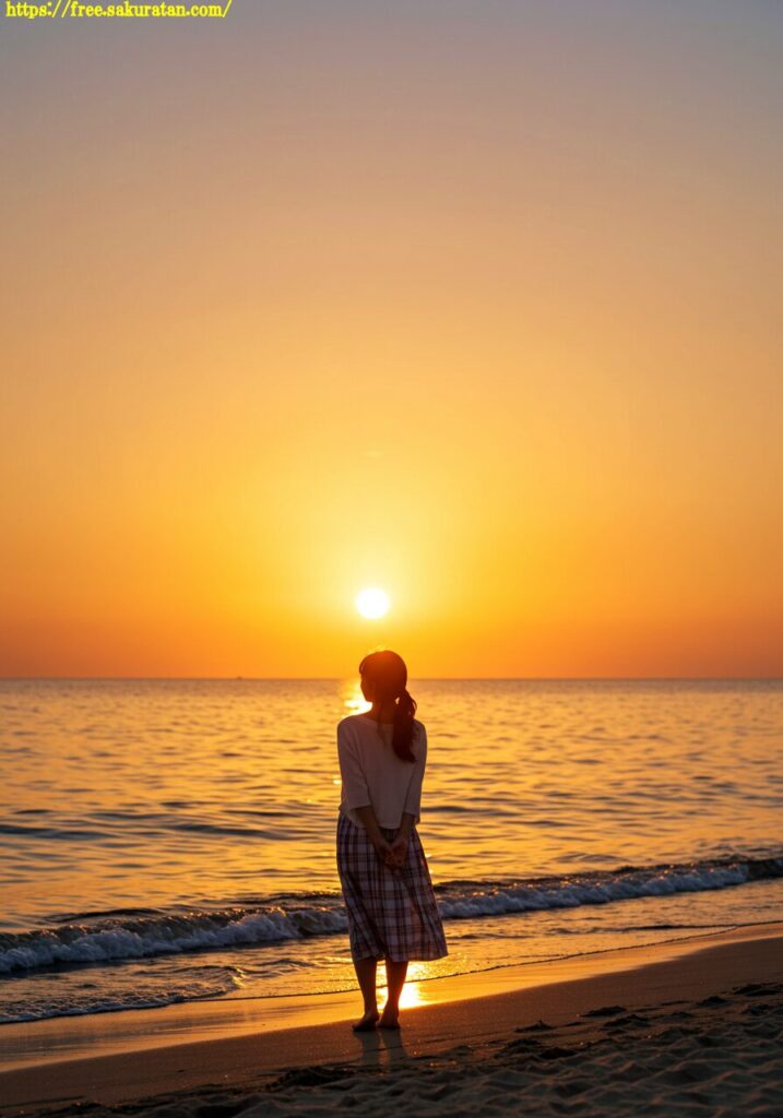 夕暮れ、波音、そして君 9 6 未分類