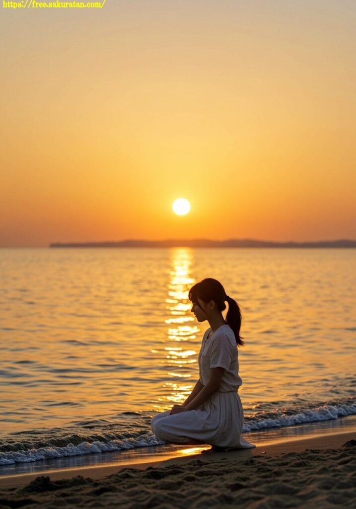 夕暮れ、波音、そして君 11 8 未分類
