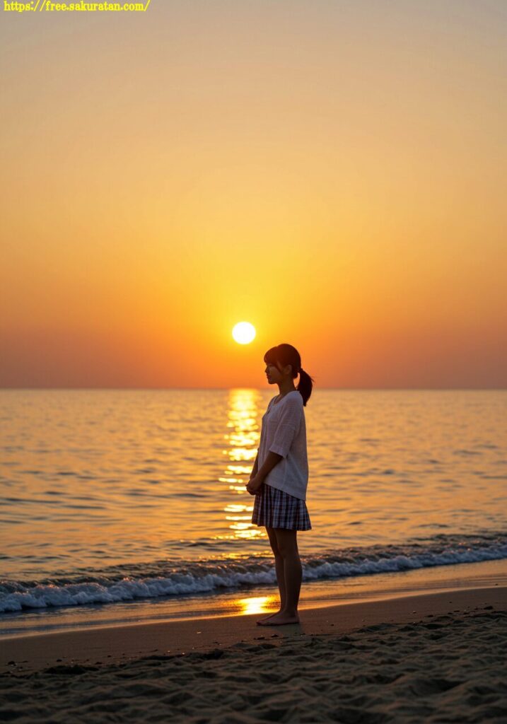 夕暮れ、波音、そして君 12 9 未分類