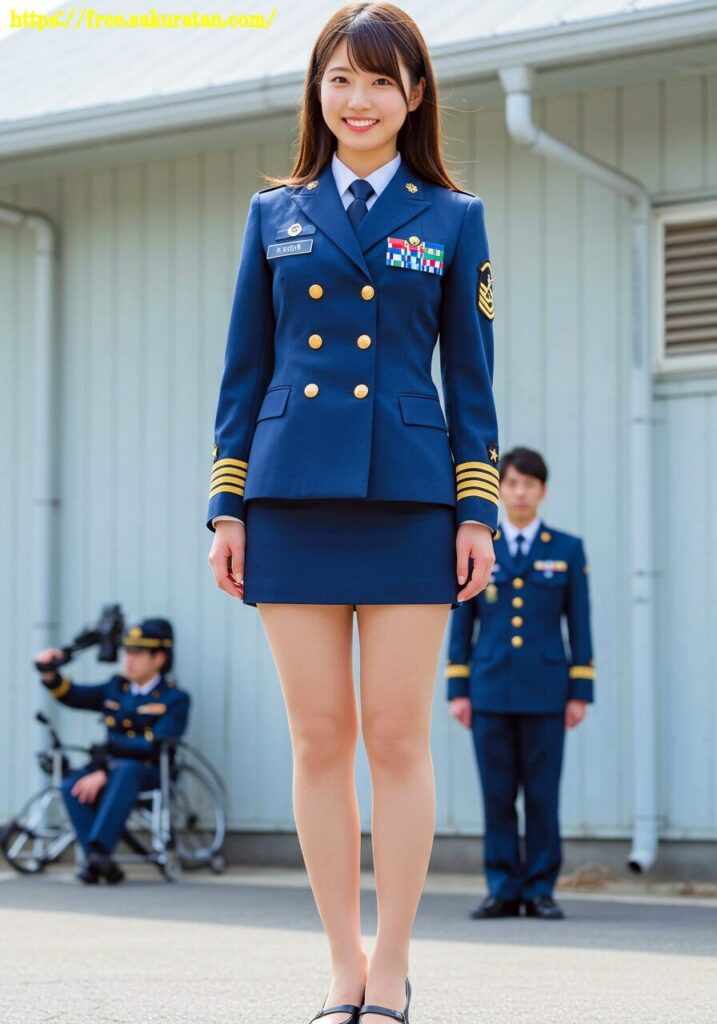 「港に舞い降りた制服美人。―その一瞬を切り取った、奇跡のワンショット」 5 20250525 3 312 ユニホーム