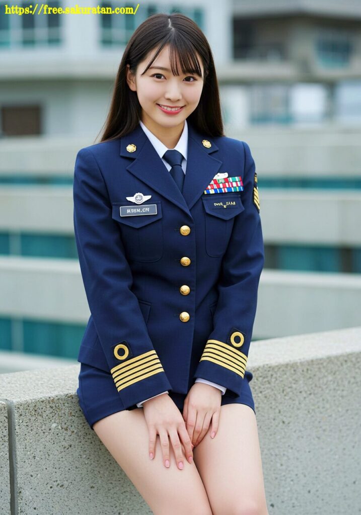 「港に舞い降りた制服美人。―その一瞬を切り取った、奇跡のワンショット」 12 20250525 3 326 ユニホーム