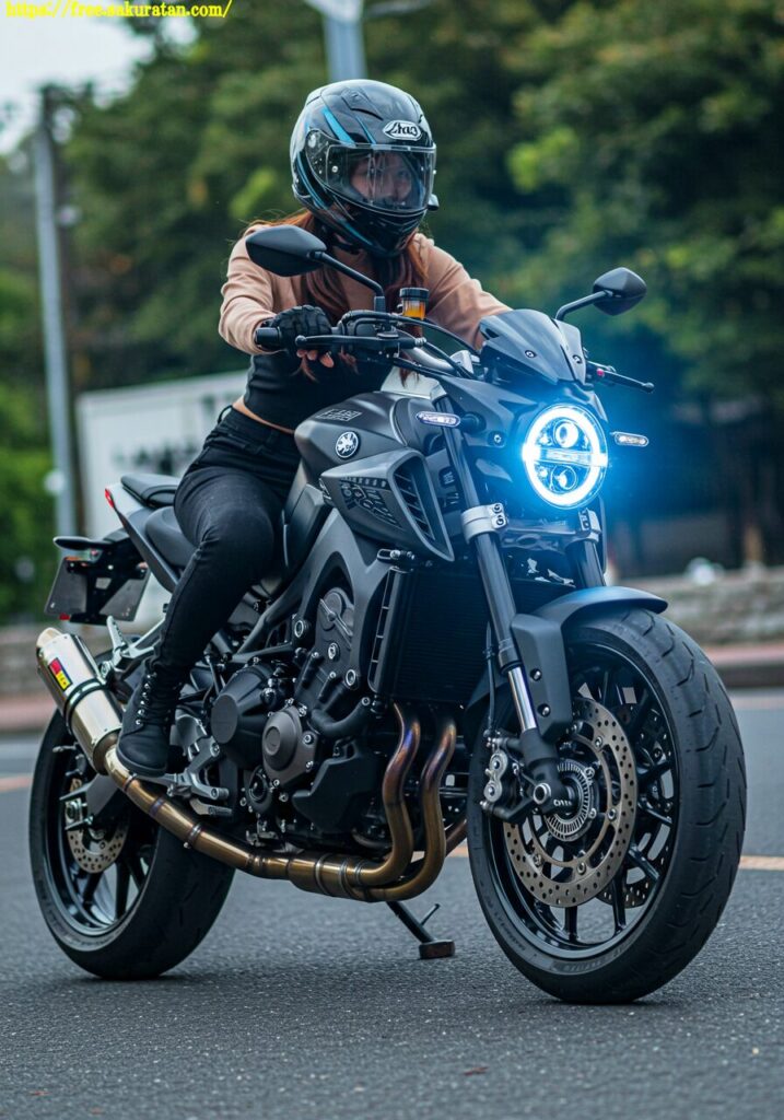 驚異のビジュアルアート。光る眼を持つバイクとクールモデルが最高にキマってる! 9 Image fx 2025 05 21T204737.774 ショートパンツ