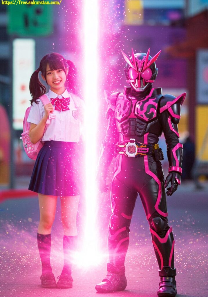 驚異のビジュアルアート。光る眼を持つバイクとクールモデルが最高にキマってる! 18 Image fx 2025 05 21T210239.595 ショートパンツ