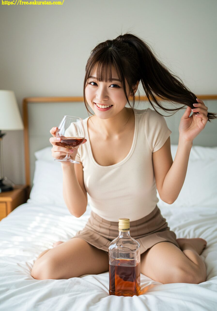 「休日のご褒美は、ちょっといいお酒と私だけの時間。」