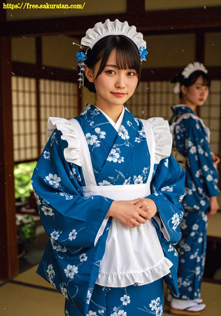 え、これって夢！？和風メイドさんが可愛すぎてもう大変！